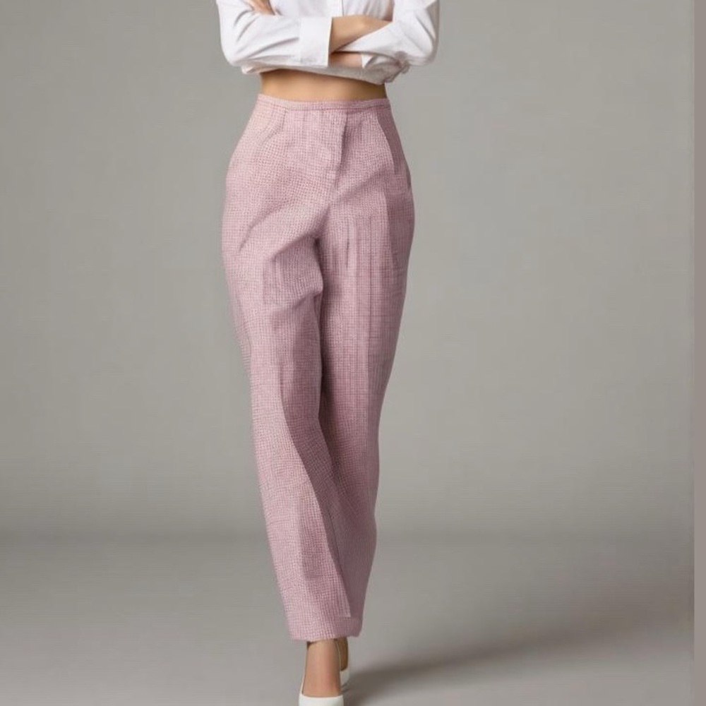 Talbots Pink Cropped Ankle Pants